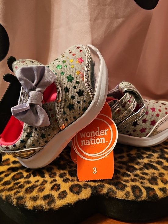 wonder nation Other - I Rainbow Shoes Toddler Size 3 White Bottoms Wonder Nation